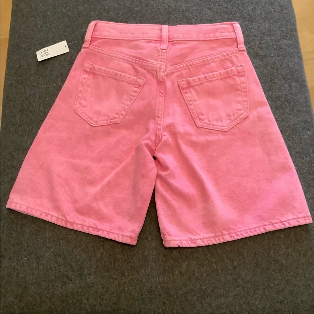 GAP KIDS Pink Longline Shorts Size 6 NWT - Picture 2 of 6